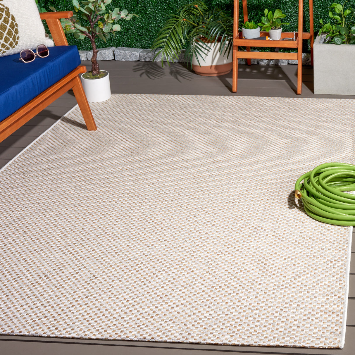 Safavieh Sisal All-Weather Saw640B Ivory/Natural Rug.