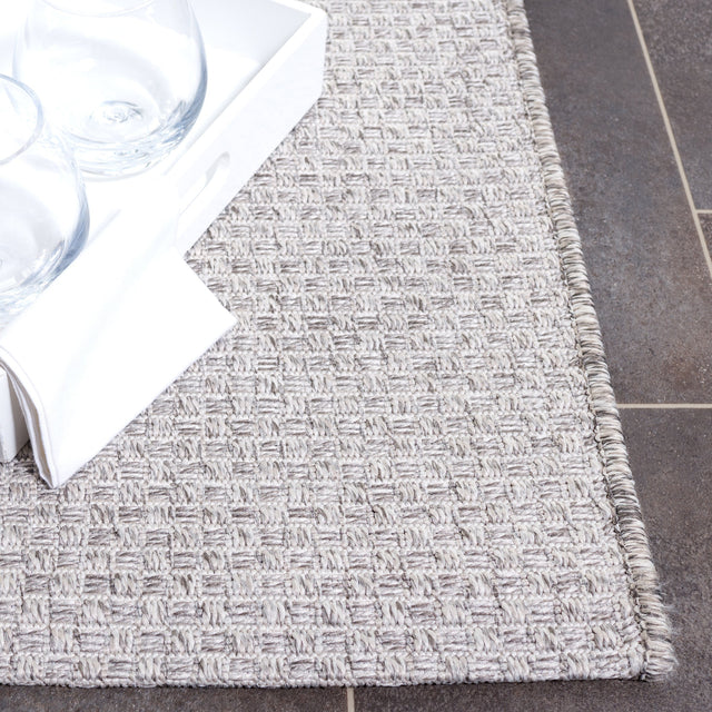 Safavieh Sisal All-Weather Saw640F Light Grey Rug.