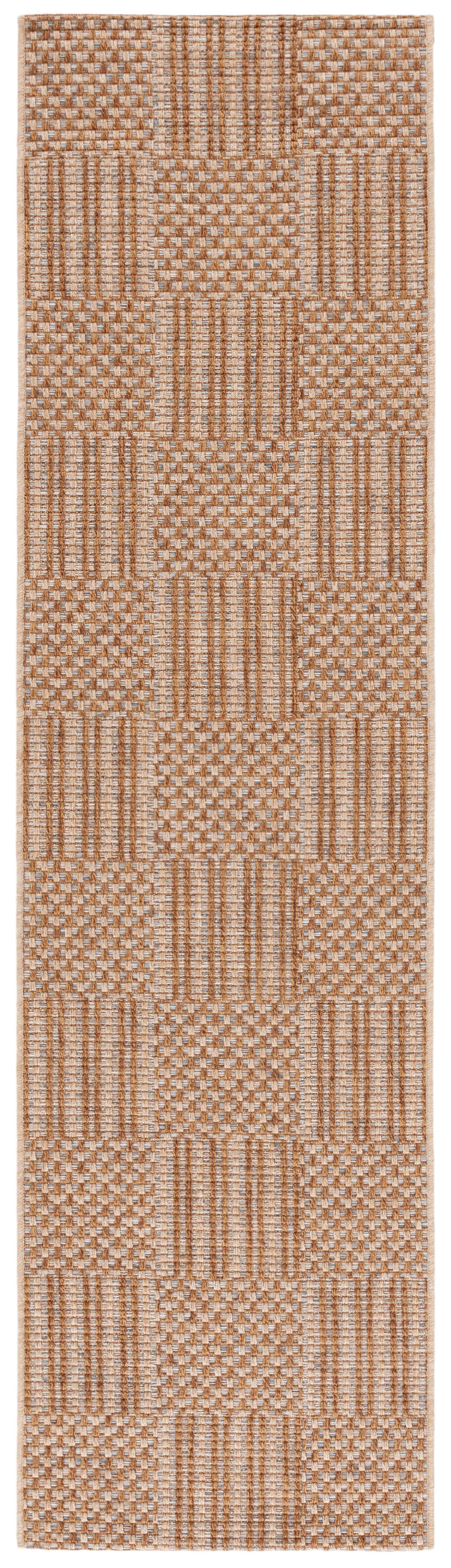 Safavieh Sisal All-Weather Saw648C Natural/Grey Area Rug