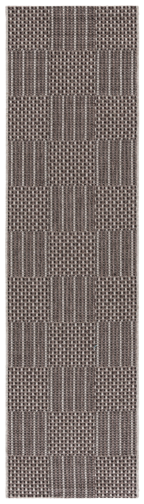 Safavieh Sisal All-Weather Saw648Z Black/Grey Rug.