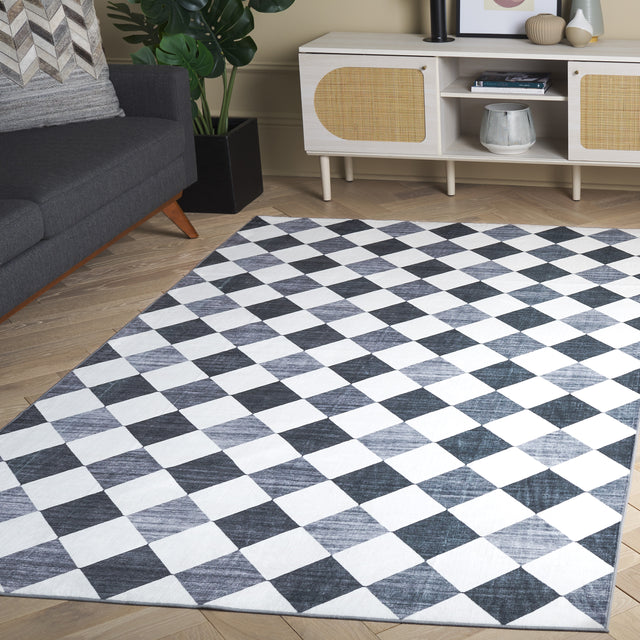 Safavieh Santa Clara Scl938D Ivory/Grey Black Rug.