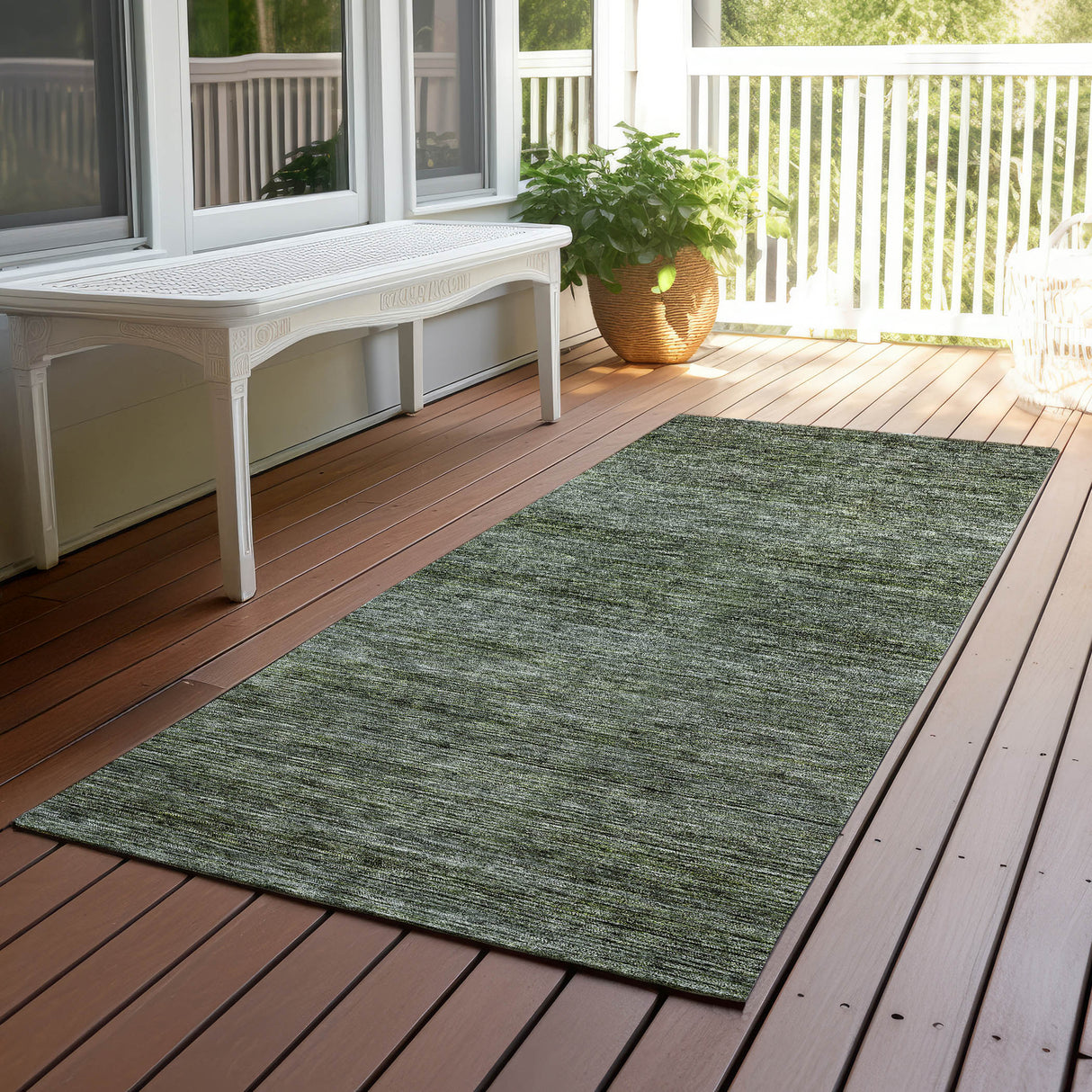 Dalyn Soft Essentials SE1 Transitional Machine Made Green Rug