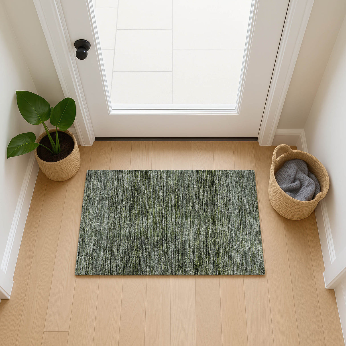 Dalyn Soft Essentials SE1 Transitional Machine Made Green Rug