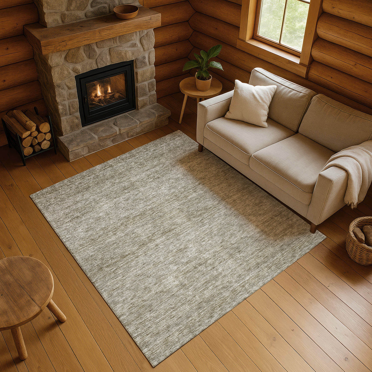 Dalyn Soft Essentials SE1 Transitional Machine Made Ivory Rug