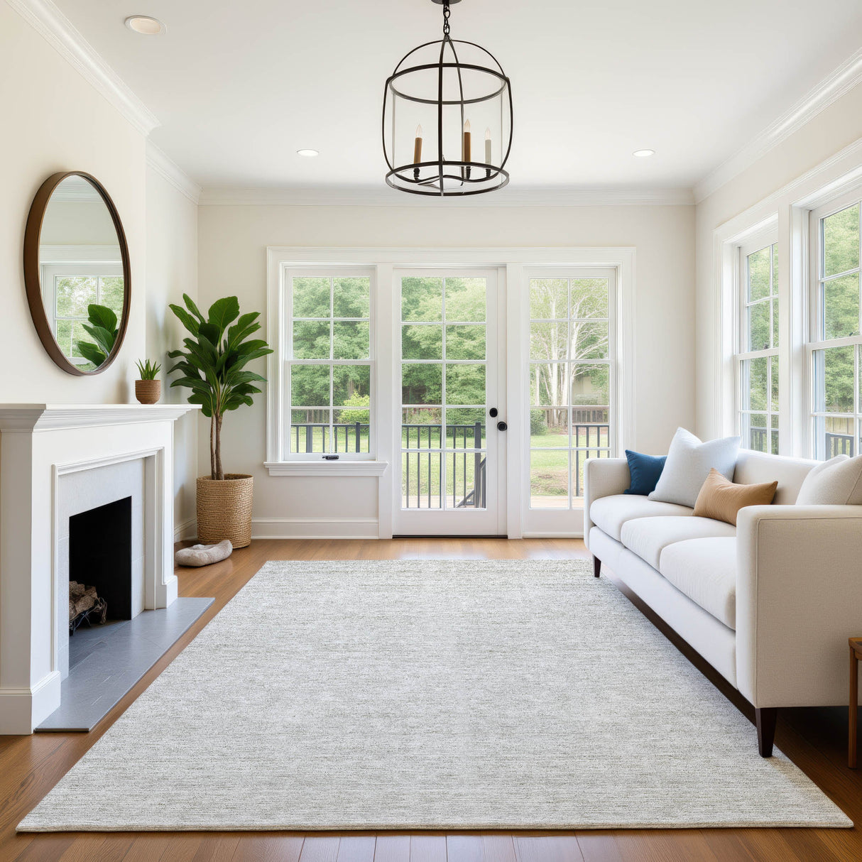 Dalyn Soft Essentials SE1 Transitional Machine Made Ivory Rug