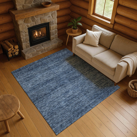 Dalyn Soft Essentials SE1 Transitional Machine Made Blue Rug