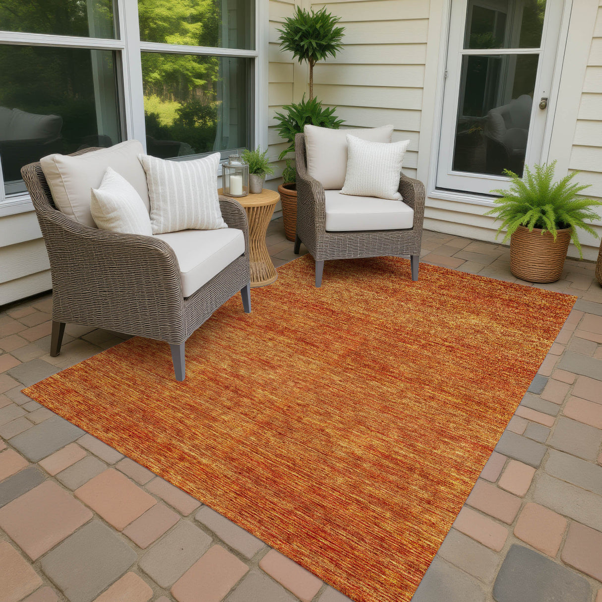 Dalyn Soft Essentials SE1 Transitional Machine Made Orange Rug
