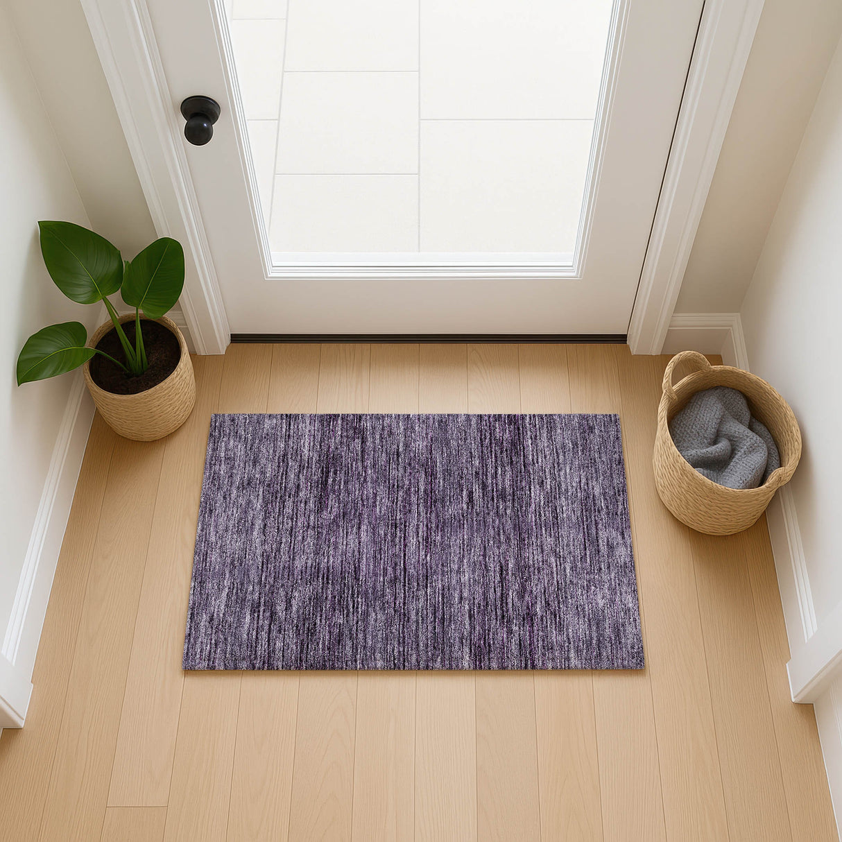 Dalyn Soft Essentials SE1 Transitional Machine Made Purple Rug