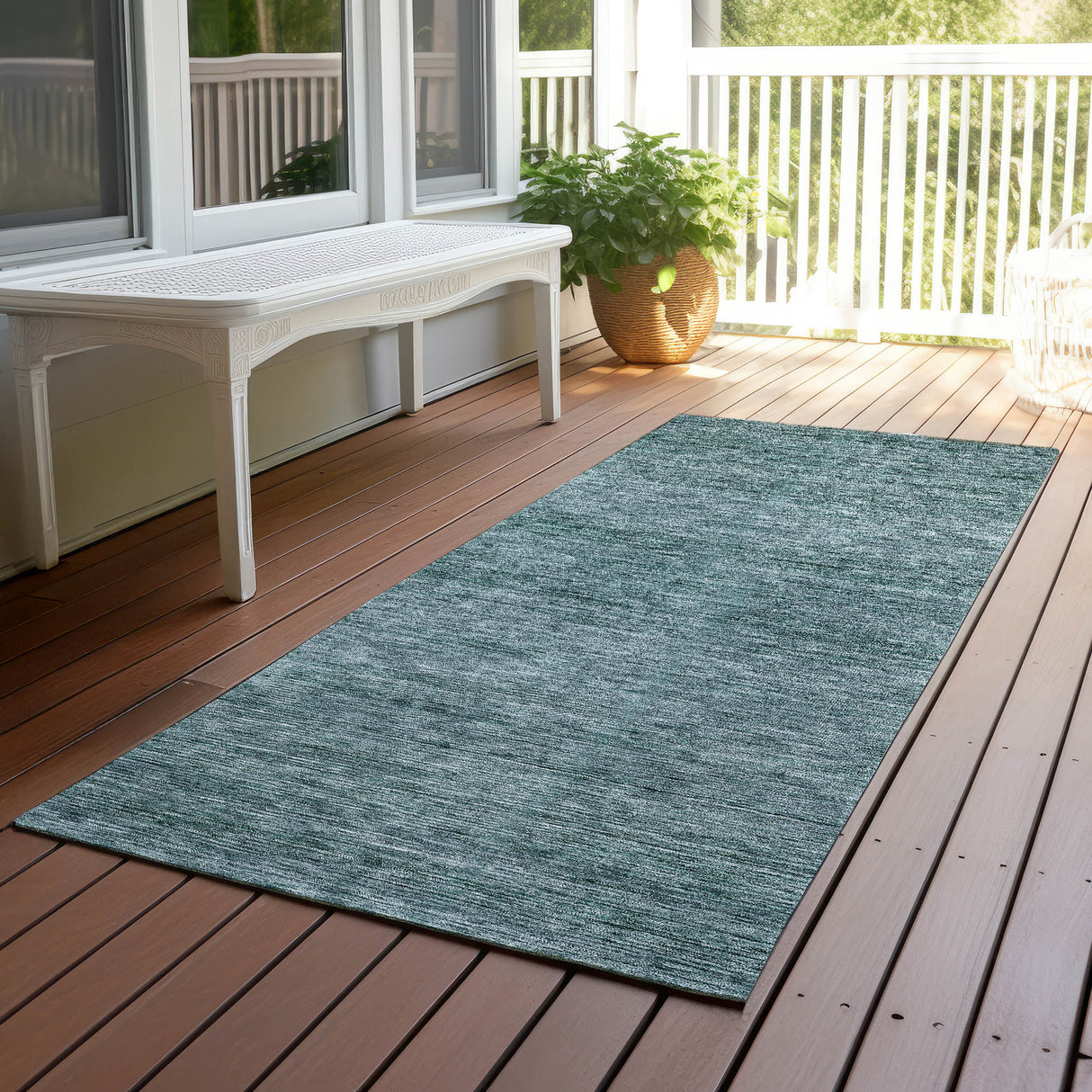 Dalyn Soft Essentials SE1 Transitional Machine Made Teal Rug