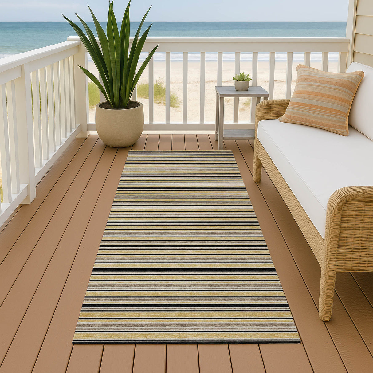 Dalyn Soft Essentials SE2 Transitional Machine Made Gold Rug