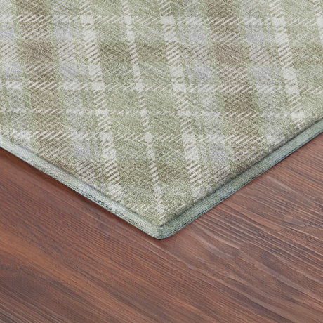Dalyn Soft Essentials SE3 Transitional Machine Made Green Rug