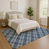 Dalyn Soft Essentials SE3 Transitional Machine Made Blue Rug