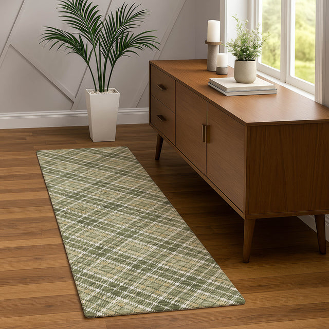 Dalyn Soft Essentials SE3 Transitional Machine Made Green Rug