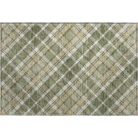 Dalyn Soft Essentials SE3 Transitional Machine Made Green Rug