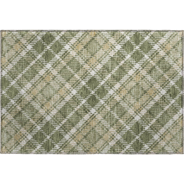 Dalyn Soft Essentials SE3 Transitional Machine Made Green Rug