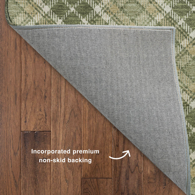 Dalyn Soft Essentials SE3 Transitional Machine Made Green Rug