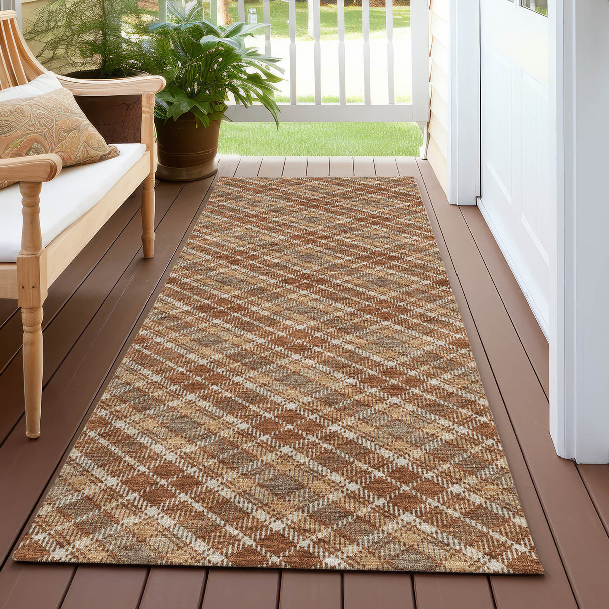 Dalyn Soft Essentials SE3 Transitional Machine Made Orange Rug
