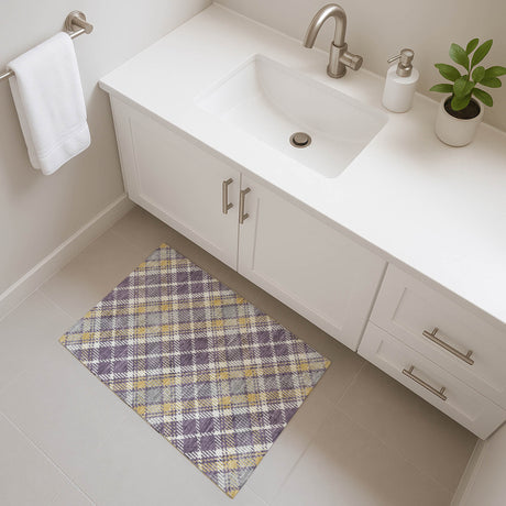 Dalyn Soft Essentials SE3 Transitional Machine Made Purple Rug