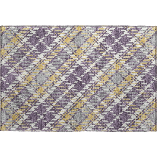 Dalyn Soft Essentials SE3 Transitional Machine Made Purple Rug