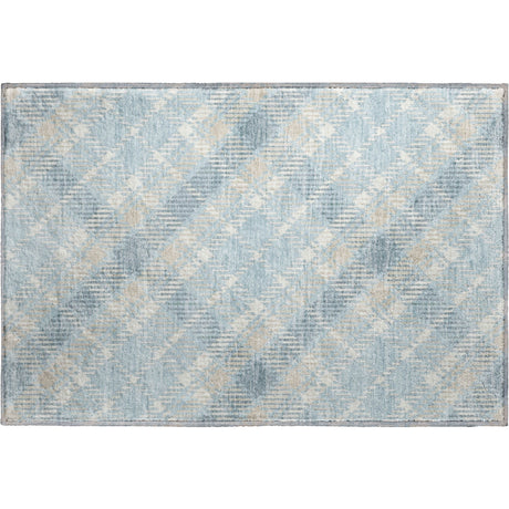Dalyn Soft Essentials SE3 Transitional Machine Made Blue Rug