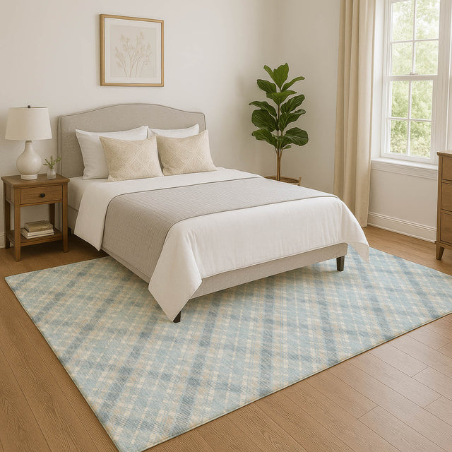 Dalyn Soft Essentials SE3 Transitional Machine Made Blue Rug