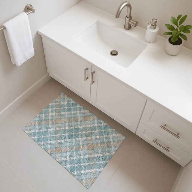 Dalyn Soft Essentials SE3 Transitional Machine Made Teal Rug