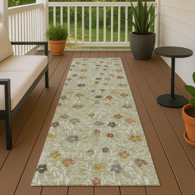 Dalyn Soft Essentials SE4 Transitional Machine Made Green Rug