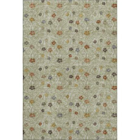 Dalyn Soft Essentials SE4 Transitional Machine Made Green Rug