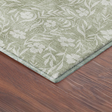 Dalyn Soft Essentials SE4 Transitional Machine Made Green Rug