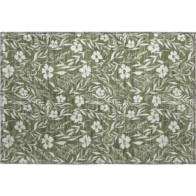 Dalyn Soft Essentials SE4 Transitional Machine Made Green Rug