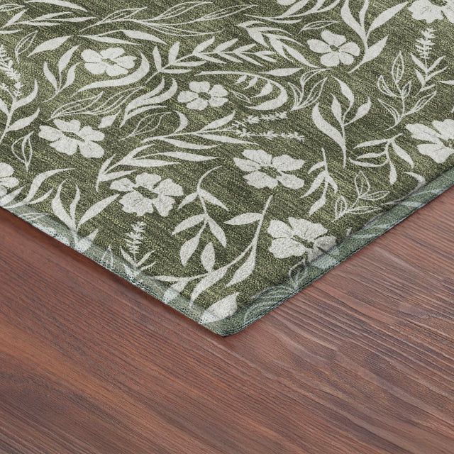 Dalyn Soft Essentials SE4 Transitional Machine Made Green Rug
