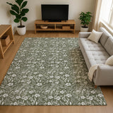 Dalyn Soft Essentials SE4 Transitional Machine Made Green Rug