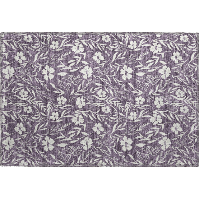 Dalyn Soft Essentials SE4 Transitional Machine Made Purple Rug