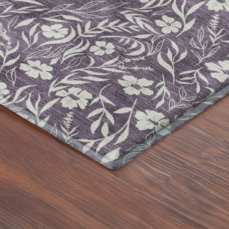 Dalyn Soft Essentials SE4 Transitional Machine Made Purple Rug