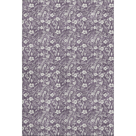 Dalyn Soft Essentials SE4 Transitional Machine Made Purple Rug