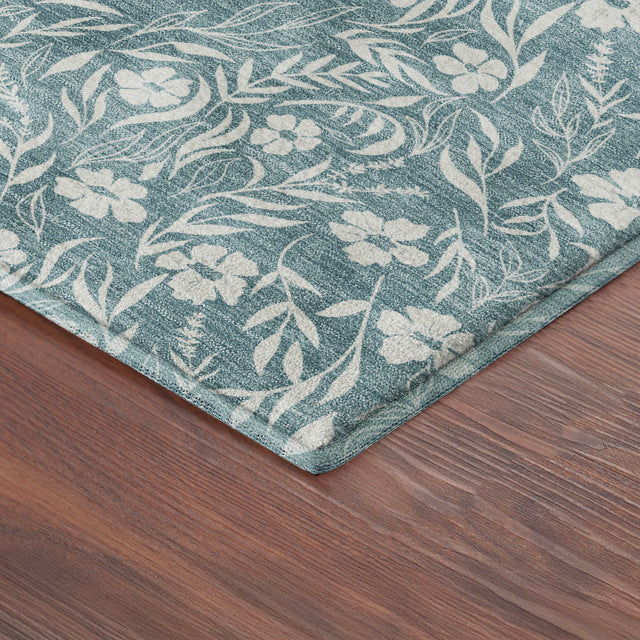 Dalyn Soft Essentials SE4 Transitional Machine Made Teal Rug