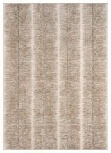 Dynamic Rugs Sequence 18500 Power Loomed Modern Beige/Dark Beige Rug