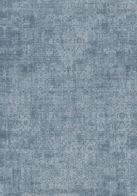 Dynamic Rugs Sequence 18501 Power Loomed Transitional Blue Rug