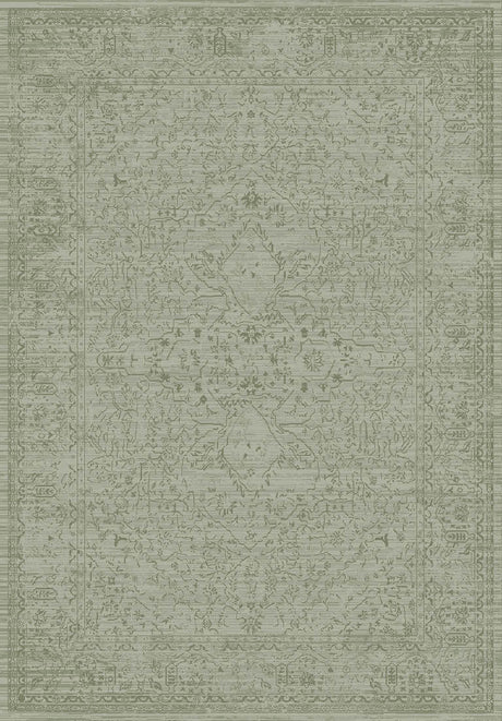 Dynamic Rugs Sequence 18511 Power Loomed Transitional Green Rug