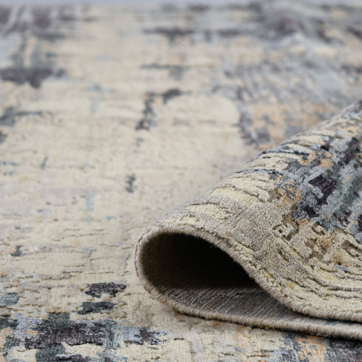 Amer Serena SER-102 Beige area rug - rolled view