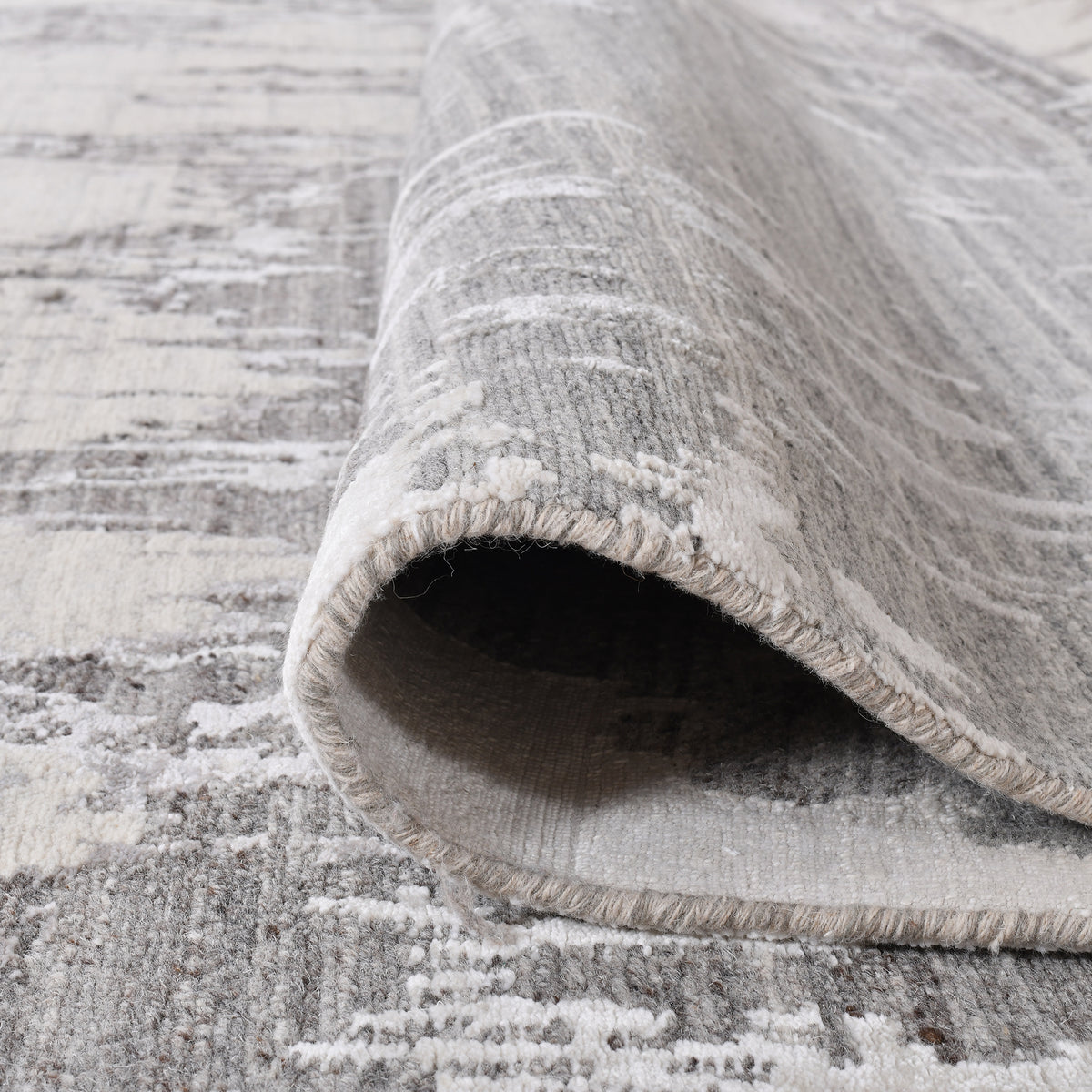 Amer Serena SER-108 Gray area rug - rolled view