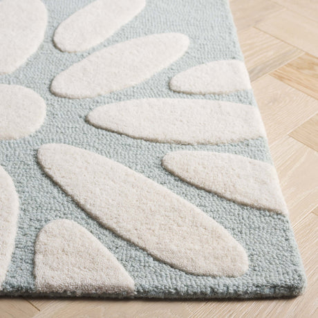 Safavieh Safavieh Kids Sfk914J Teal/Ivory Rug.