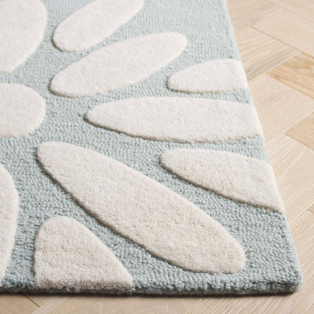 Safavieh Safavieh Kids Sfk914J Teal/Ivory Rug.