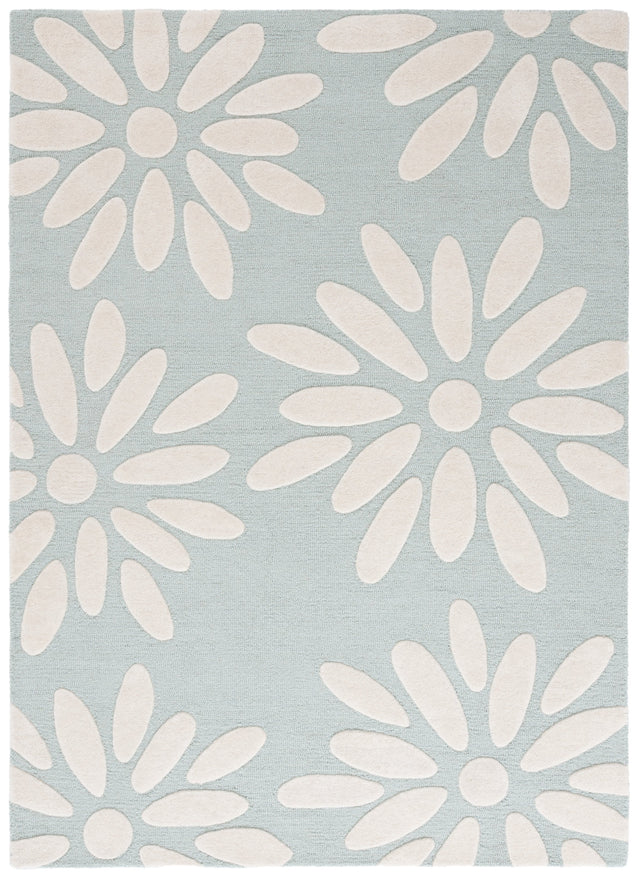 Safavieh Safavieh Kids Sfk914J Teal/Ivory Rug.