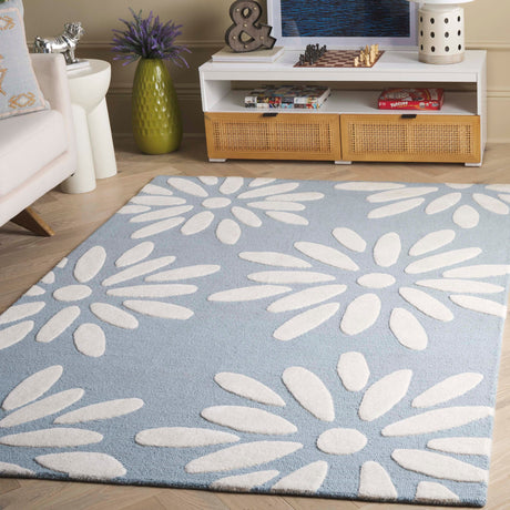 Safavieh Safavieh Kids Sfk914L Light Blue/Ivory Rug.