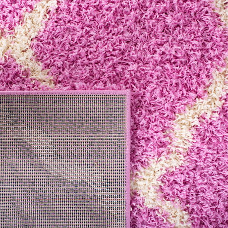 Safavieh Sgd-Dallas Shag Sgds257I Pink/Ivory Rug.