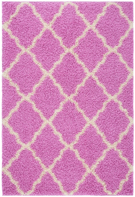 Safavieh Sgd-Dallas Shag Sgds257I Pink/Ivory Rug.