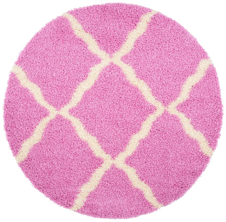 Safavieh Sgd-Dallas Shag Sgds257I Pink/Ivory Rug.