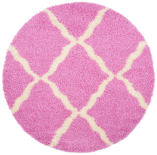 Safavieh Sgd-Dallas Shag Sgds257I Pink/Ivory Rug.