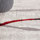 Safavieh Skyler Sky112P Ivory Grey/Red Rug.